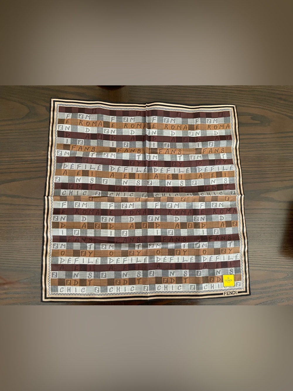 Unisex Fendi New Handkerchief/Scarf